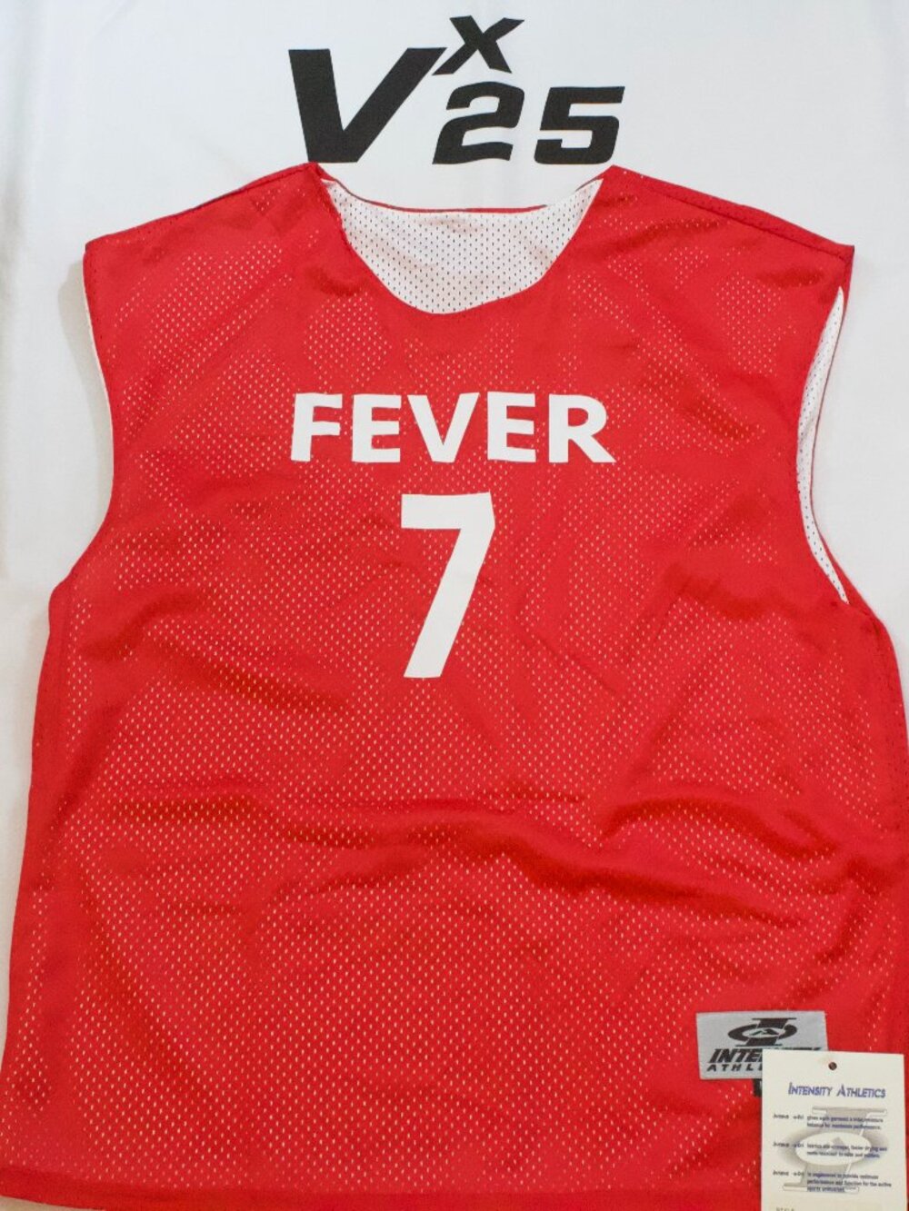NEW Men's Indiana Fever Aliyah Boston Red Mesh Jersey Size Medium